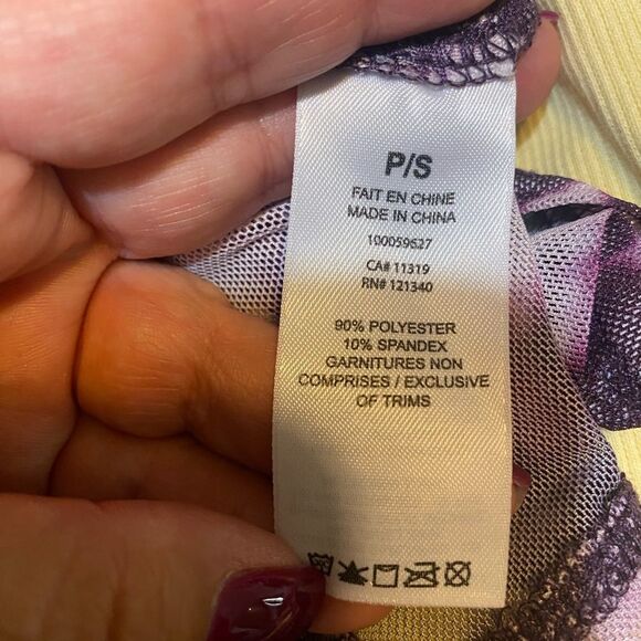 Purple Mesh Garage Long Slueeve - Picture 9 of 10